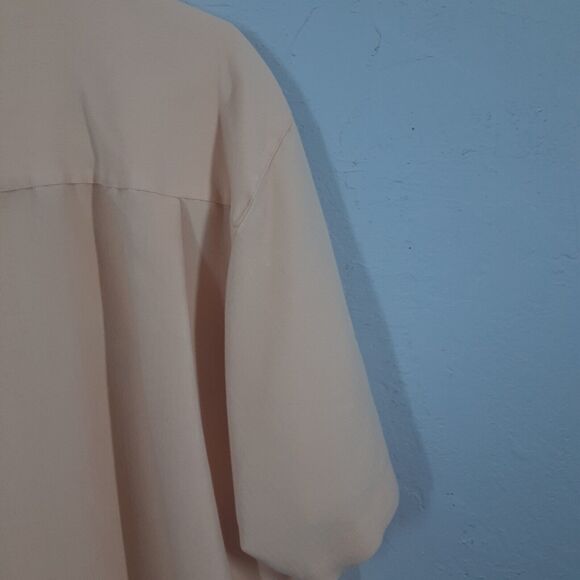 Hook & Tackle Mens Large Yellow Fish Embroidered Short Sleeve Hawaiin Shirt - Picture 10 of 13